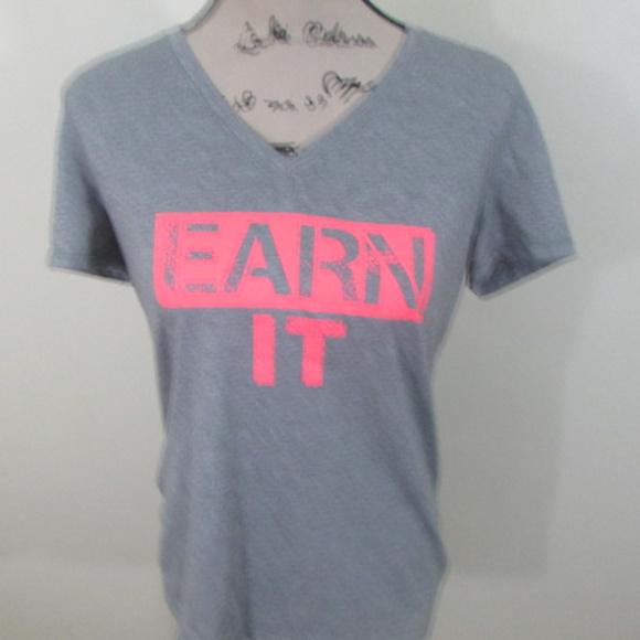 Danskin Now Shirt Medium EARN IT Semi Fitted - Picture 3 of 7